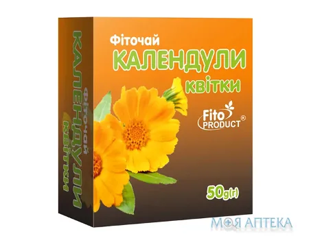 Фіточай №32 Календули квітки трава по 50 г у пач. з внут. пак.