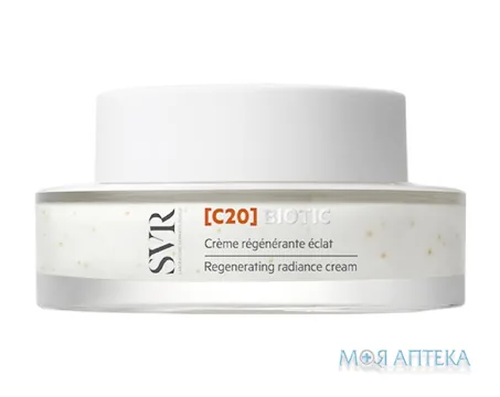 СВР Відновлюючий крем для обличчя С20 Біотік Редіанс (SVR C20 Biotic Regenerating Radiance Cream) 50 мл