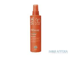 СВР Сан Секюр Солнцезащитный спрей СПФ 30 (SVR Sun Secure Brume Invisible Fresh Mist SPF 30) для лица и тела 200 мл