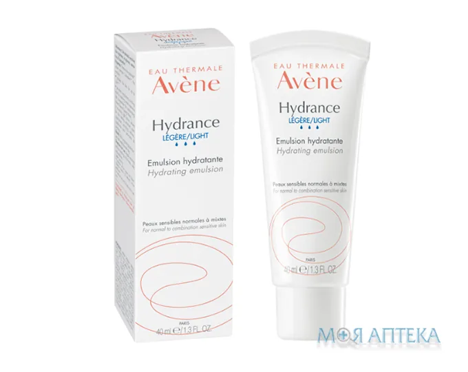 Avene (Авен) Hydrance Legere (Гідранс Лайт) емульсія легка зволожуюча для нормальної і комбінованої шкіри 40 мл