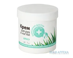 Домашній Доктор Алое вера Крем для рук і нігтів, 250 мл