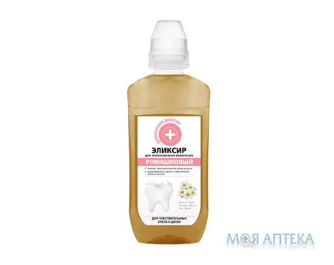 Домашній Доктор Еліксир для ротової порожнини Ромашковий, 300 мл