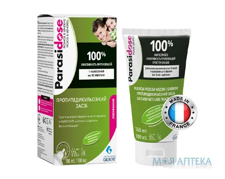 Паразідоз Засіб протипедикульозний від вошей та гнид 100 мл