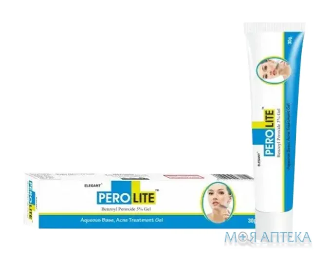 Перолайт (Perolite) гель з 5% бензоїл пероксидом 30 г туба №1