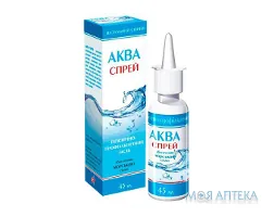 Аква Спрей назальний спрей 0,9% по 45 мл