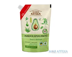 Зелена Аптека Мило Рідке Алое і авокадо дой-пак 460 мл