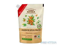 Зелена Аптека Мило Рідке Обліпиха і липа дой-пак 460 мл