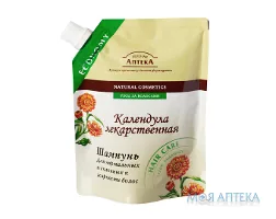 Зелена Аптека Шампунь Календула і розмаринова олія для жирного волосся дой-пак 200 мл