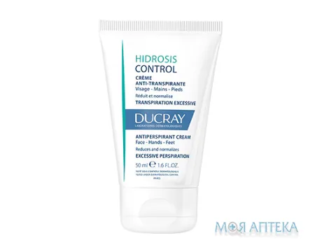 Ducray Hidrosis Control (Дюкре Гідрозіс Контрол) Крем-антиперспірант 50 мл
