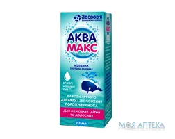 Аквамакс краплі наз. 0,65 % по 20 мл у флак. з криш.-крап.