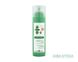 Клоран (Klorane) сухий шампунь з екстрактом кропиви для жирного волосся для темного волосся 150 мл