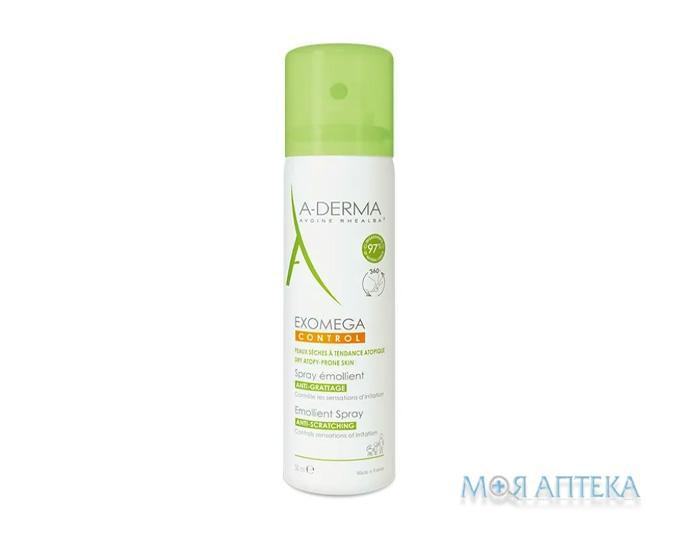 A-Derma Exomega Control (А-Дерма Екзомега Контрол) Заспокоюючий Спрей-емолент 50 мл