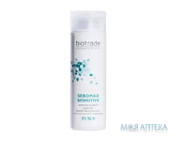 Biotrade Sebomax Sensitive (Біотрейд Себомакс Сенситів) Безсульфатний шампунь для чутливої та подразненої шкіри голови, 200 мл
