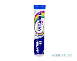 Вітамін Плюс Магній + В6 Tabula vita (Табула Віта) таблетки шипучі №20