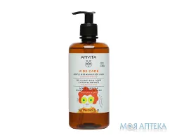 Apivita Kids (Апівіта Кідс) Засіб для миття волосся і тіла з Мандарином і Медом 500 мл