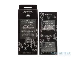 Apivita Express Beauty (Апівіта Експрес Б`юті) Маска для обличчя Очищення для жирної шкіри з прополісом 8 мл №2