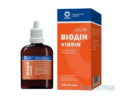 Віодін розчин н/ш 100 мг/мл по 100 мл у флак.