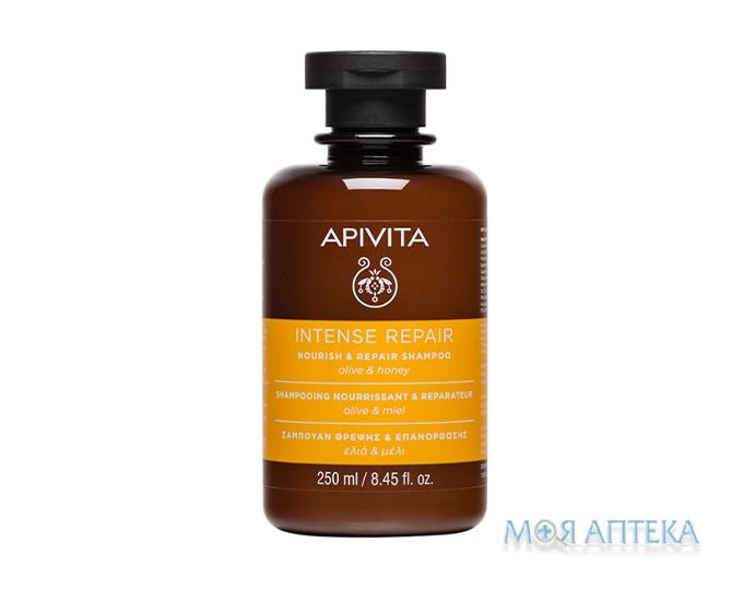 Apivita Hair Care (Апівіта Хеір Кеа) Шампунь Живлення та відновлення з оливою і медом, 250 мл