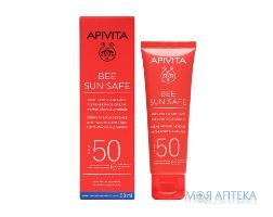 Apivita Bee Sun Safe (Апівіта Бі Сан Сейф) Крем для обличчя проти пігментації SPF 50, 50 мл