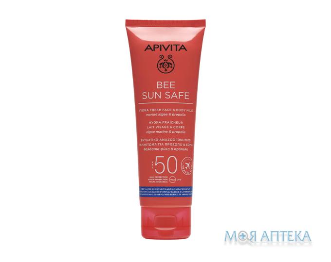 Apivita Bee Sun Safe (Апивита Би Сан Сейф) Молочко для лица и тела SPF 50, 100 мл