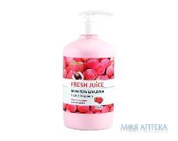 КРЕМ-ГЕЛЬ ДЛЯ ДУША FRESH JUICE LITCHI & RASPBERRY 750 МЛ