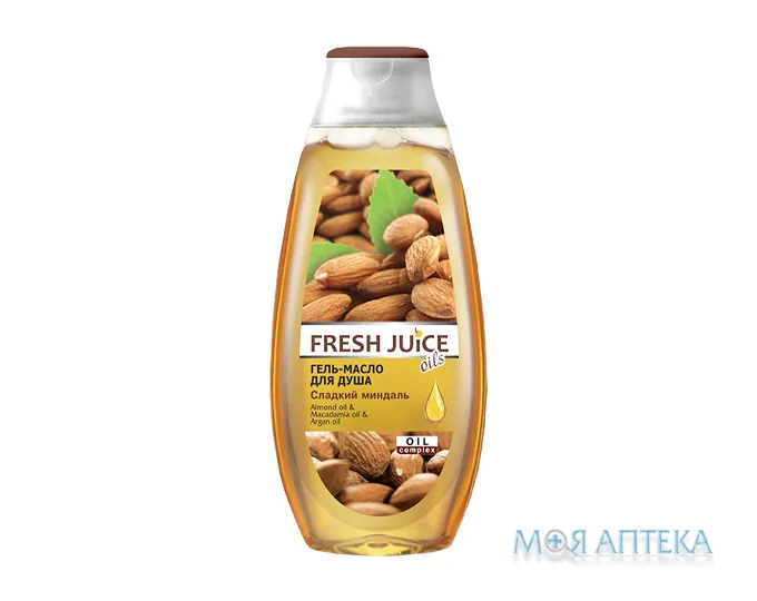Фреш Джус (Fresh Juice) Гель-олія для душу Солодкий мигдаль 400 мл