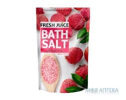 Фреш Джус (Fresh Juice) Соль для ванн с пеной Личи-Рамбутан 500 г