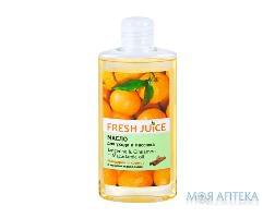 Олія для догляду і масажу FRESH JUICE 150 мл, Tangerine & Cinnamon + Macadamia oil