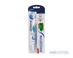 Набір Сенсодин зубна щітка Відновлення та захист + зубна паста Сенсодин з фтором 50мл