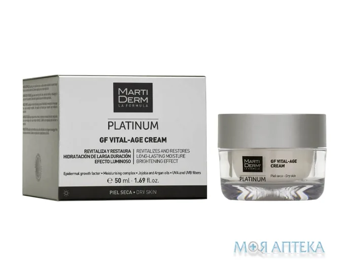 МартиДерм GF Вітал-Ейдж (MartiDerm GF Vital-Age) Крем для обличчя для сухої шкіри 50 мл