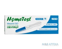 Тест для діагностики період овуляції (в сечі) HomeTest (ХоумТест) струменевий №2