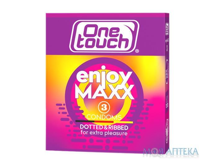 Презервативи One Touch Enjoymaxx, з ребрист та точковою структурою №3