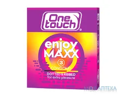 Презервативи One Touch Enjoymaxx, з ребрист та точковою структурою №3
