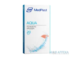 Набір пластирів MedPlast (МедПласт) Sensitive 19 мм х 72 мм, на полімер. осн., білий №20