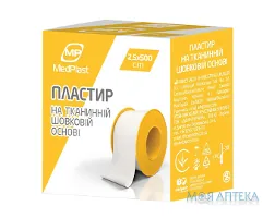 Пластир медичний MedPlast (МедПласт) 2,5 см х 500 см, на тканинній шовковій основі