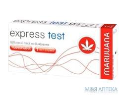 Тест-полоска Express test (Экспрес тест) для определения марихуаны тест-полоска №1