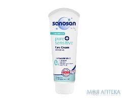 Саносан Пюр енд Сенситив (Sanosan Pure and Sensitive) Крем для догляду за обличчям та тілом гіпоалергенний 100 мл