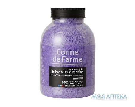 Корін Де Фарм (Corine De Farme) Сіль морська для ванн Лаванда 1,3 кг