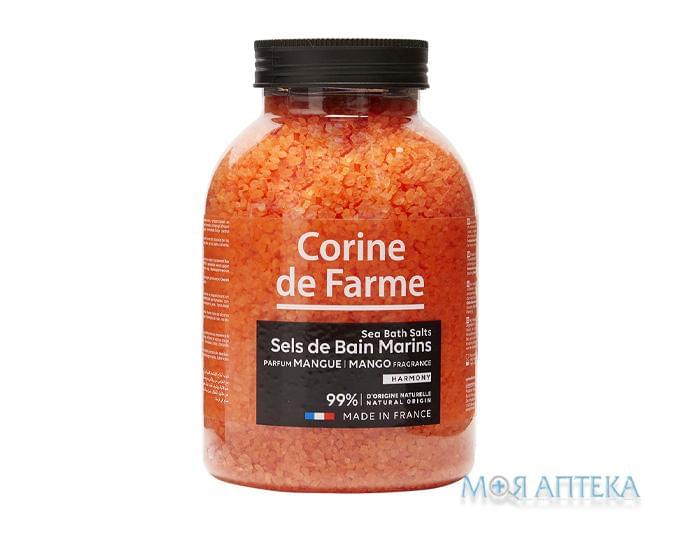Корин Де Фарм (Corine De Farme) Соль морская для ванн Манго 1,3 кг