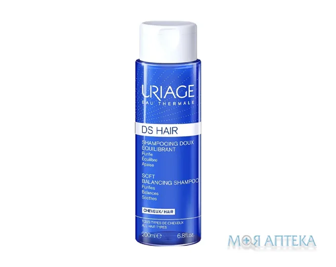Uriage DS Hair (Урьяж ДС Хеір) Шампунь м`який балансуючий 200 мл