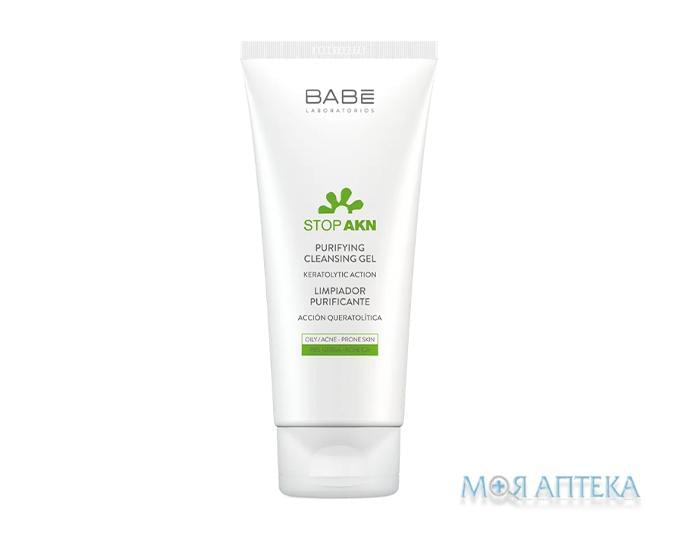 Babe Laboratorios (Бабе Лабораториос) Stop AKN Гель для умывания очищающий для жирной и проблемной кожи 100 мл