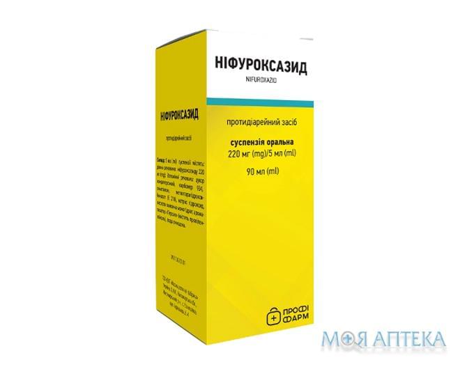 Ніфуроксазид Профі Фарм сусп. оральн. 200 мг/5 мл фл. 90 мл