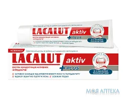 Лакалут Актив Плюс Зубна паста туба 75 мл