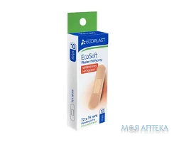 Пластир медичний Екопласт (Ecoplast) Eco Soft неткан. 72 х 19 мм №10