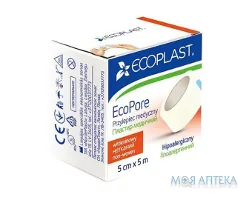 Пластир Екопласт Екопор (Ecoplast Ecopore) нетканий 5 х 500 см пап. уп.