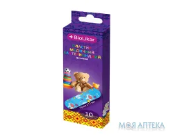 Пластир бактерицидний Biolikar (Біолікар) набір дитячий 1,9 см х 7,2 см №10