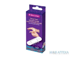 Пластир бактерицидний Biolikar (Біолікар) 19 мм х 72 мм, на нетканій основі №10