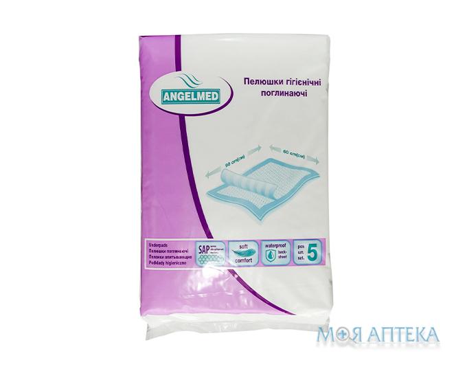 Пелюшки гігієнічні Angelmed (АнгелМед) light 60x90 см №5