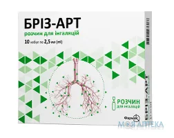 Бріз-Арт розчин для інгаляцій по 2,5 мл №10 у небулах