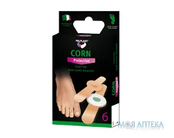 Лейкопластир Milplast (Мілпласт) Мозольний Corn Protective для сухих мозолів з саліцилової кислотою №6